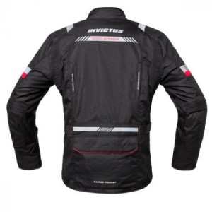 Chaqueta tricapa de chico Invictus Heracles Negra Roja