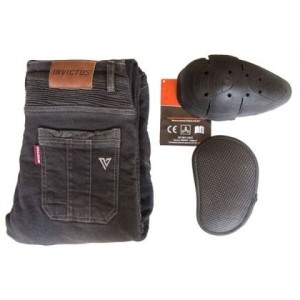 Vaquero de moto con detalles en cuero Invictus Eastwood