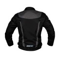 Chaqueta corta de moto hombre Invictus Atlas  Black Grey
