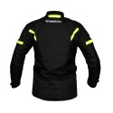 Chaqueta de moto tres cuartos de mujer Lagertha Fluo
