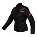 Chaqueta de moto tres cuartos de mujer Lagertha Violeta