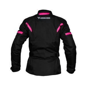 Chaqueta de moto tres cuartos de mujer Lagertha Violeta