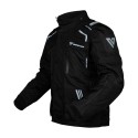 Chaqueta de moto tres cuartos de hombre Ragnar gris