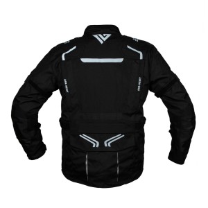 Chaqueta de moto tres cuartos de hombre Ragnar gris