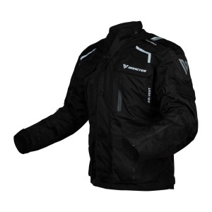 Chaqueta de moto tres cuartos de hombre Ragnar gris