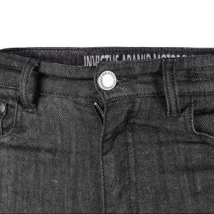 Pantalon de moto con protecciones Invictus Wayne Mujer Negro