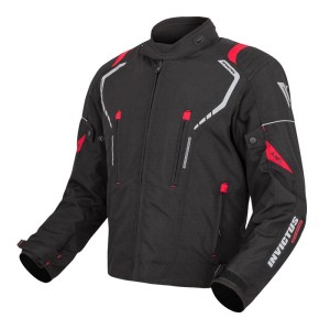 CHAQUETA DE MOTO INVICTUS ARES COLOR ROJO