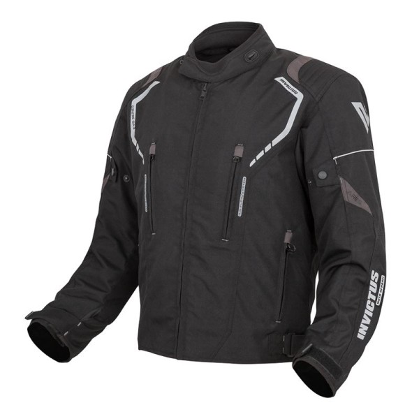 CHAQUETA DE MOTO INVICTUS ARES COLOR GRIS