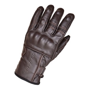 Guante de moto de cuero Invictus El Bravo Marron