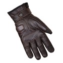 Guante de moto de cuero Invictus El Bravo Marron