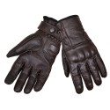 Guante de moto de cuero Invictus El Bravo Marron
