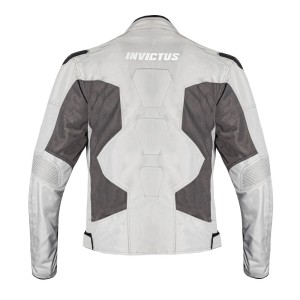 CHAQUETA DE MOTO DE VERANO INVICTUS ICARO WHITE