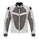 CHAQUETA DE MOTO DE VERANO INVICTUS ICARO WHITE