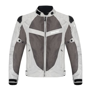 CHAQUETA DE MOTO DE VERANO INVICTUS ICARO WHITE