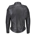 Chaqueta de moto de cuerdo de chica Electra negra
