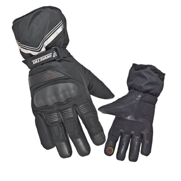 GUANTE POLAR NEGRO GRIS