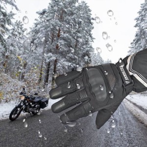 GUANTE POLAR NEGRO GRIS