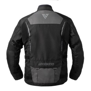 CHAQUETA DE MOTO INVICTUS AQUILES 2.0 NEGRA