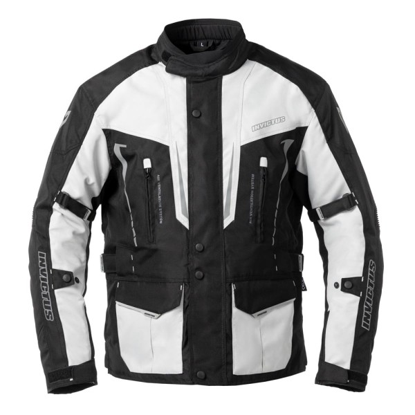 CHAQUETA DE MOTO INVICTUS AQUILES 2.0 GRIS