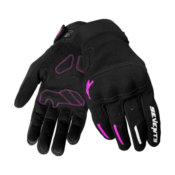 GUANTE SD-C42 ASPHALT MUJER NEGRO/FUCSIA