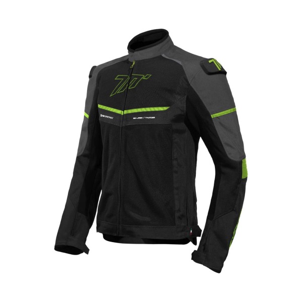 CHAQUETA SD-JR60 THUNDER HOMBRE NEGRO/GRIS/AMARILLO FLUOR