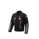 CHAQUETA SD-JR65 PISTON HOMBRE NEGRO/ROJO/BLANCO