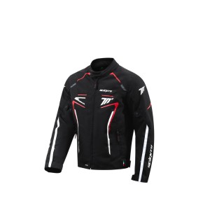 CHAQUETA SD-JR65 PISTON HOMBRE NEGRO/ROJO/BLANCO