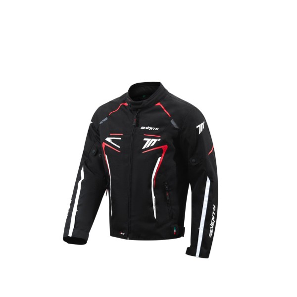 CHAQUETA SD-JR65 PISTON HOMBRE NEGRO/ROJO/BLANCO
