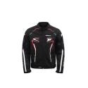 CHAQUETA SD-JR65 PISTON HOMBRE NEGRO/ROJO/BLANCO