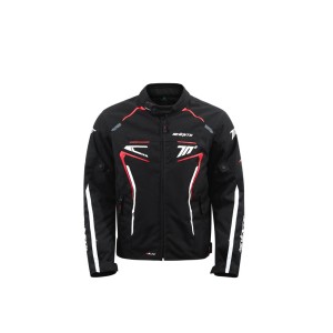 CHAQUETA SD-JR65 PISTON HOMBRE NEGRO/ROJO/BLANCO