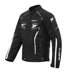 CHAQUETA SD-JR65 PISTON HOMBRE NEGRO/GRIS/BLANCO