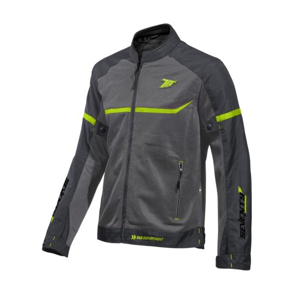 CHAQUETA SD-JR30.1 MOJAVE HOMBRE GRIS/AMARILLO FLUOR