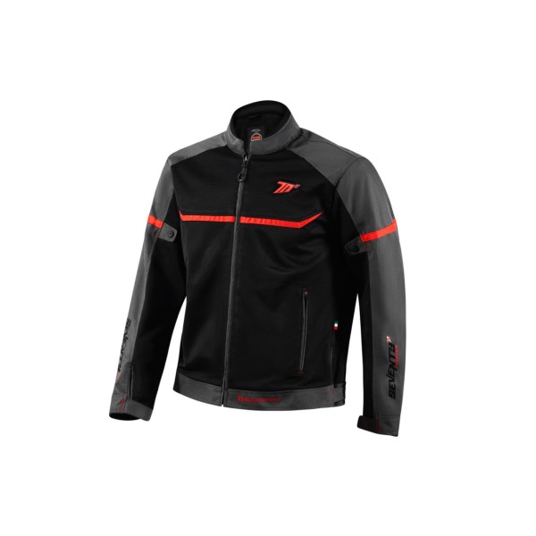 CHAQUETA SD-JR30.1 MOJAVE HOMBRE NEGRO/ROJO