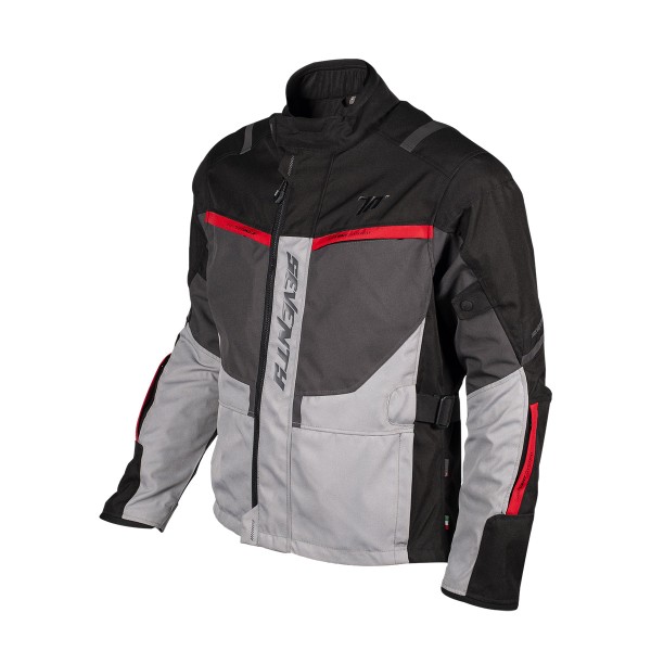 CHAQUETA SD-JT83 TONALE HOMBRE NEGRO/GRIS/ROJO