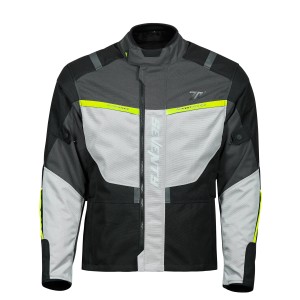CHAQUETA SD-JT85 TONALE MUJER NEGRO/GRIS/AMARILLO FLUOR
