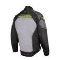 CHAQUETA SD-JR65 PISTON HOMBRE NEGRO/GRIS/AMARILLO FLUOR