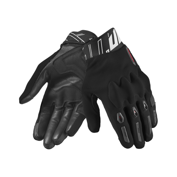 GUANTE SD-N66 FULLGAS HOMBRE NEGRO/ROJO/BLANCO