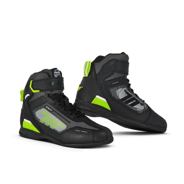 BOTA SD-BR2 VELOCE NEGRO/AMARILLO FLUOR/BLANCO
