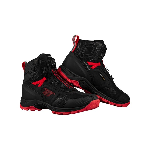 BOTA SD-BA7 STELVIO BAJA NEGRA/ROJA