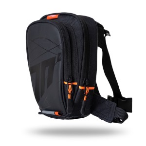 SD-TL1 MOCHILA DE PIERNA PARA MOTO NEGRA/BLANCA
