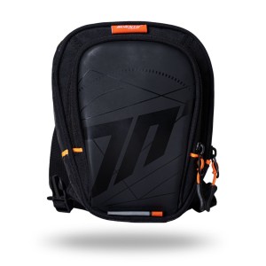 SD-TL1 MOCHILA DE PIERNA PARA MOTO NEGRA/BLANCA
