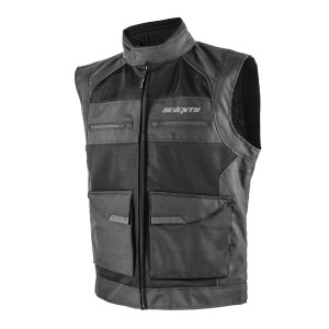 CHALECO SCIROCCO SD-S3 TOURING MULTIBOLSILLOS NEGRO