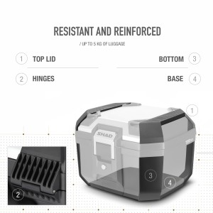 TOP CASE TR41 TERRA ALUMINIO