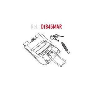 CONJUNTO CIERRE MANETA SH45