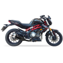 Ixil - XB5303XB - para BENELLI BJ 300 GS - BN 302 (P10) - SLIP ON - DUAL HYPERLOW BLACK XL