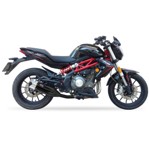 Ixil - XB5303XB - para BENELLI BJ 300 GS - BN 302 (P10) - SLIP ON - DUAL HYPERLOW BLACK XL