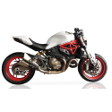 Ixil - FD5848S2 - para DUCATI M 821 MONSTER 14-16 (M6) - SLIP ON - DOUBLE SLASHED CONE XTREM