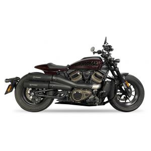 Ixil - HD1025SB - para H-D SPORTSTER S 1250 2021-2024 (RA1) - SLIP ON - IRONHEAD ROUND BLACK