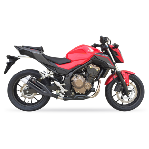 Ixil - XH6334XB - para HONDA CB 500 F 16-18 (PC58) - SLIP ON - DUAL HYPERLOW BLACK XL