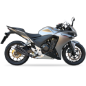 Ixil - XH6333XB - para HONDA CBR 500 R 13-15 (PC44) - SLIP ON - DUAL HYPERLOW BLACK XL
